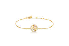  Sunshine Chaser - Zilver / 14kt GP - Zirkonia - 18,5cm